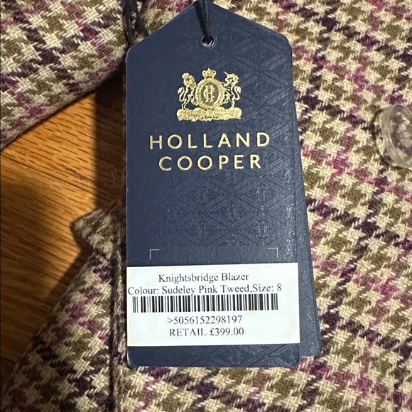 Holland Cooper Knightsbridge Blazer in Sudeley Pink - Picture 5 of 6